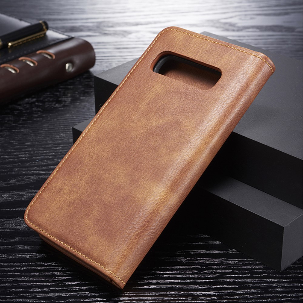 DG.MING Samsung Galaxy S10 Plus - DG.MING 2in1 Magnet Fodral - Brun