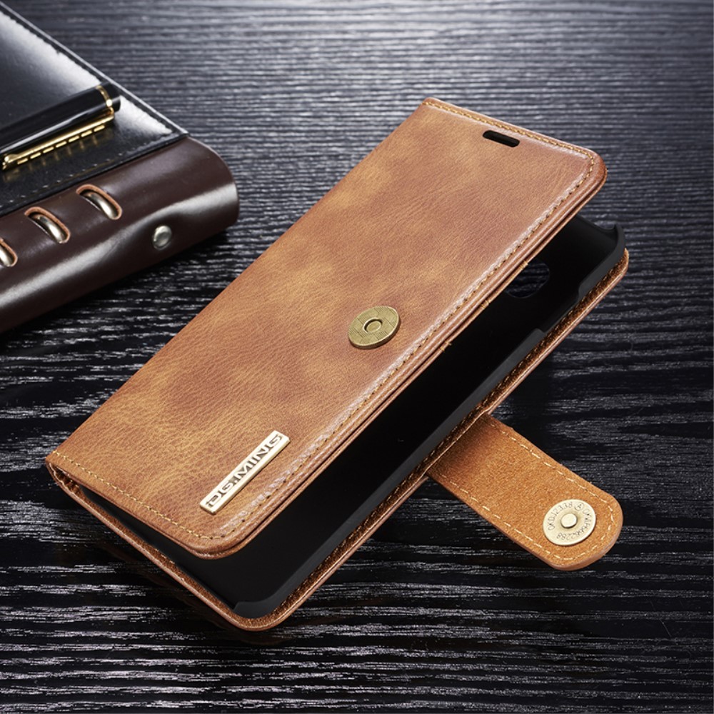 DG.MING Samsung Galaxy S10 Plus - DG.MING 2in1 Magnet Fodral - Brun