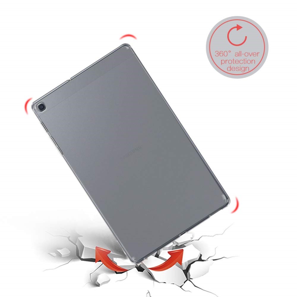  Samsung Galaxy Tab A 8.0 - Matt Transparent TPU Skal