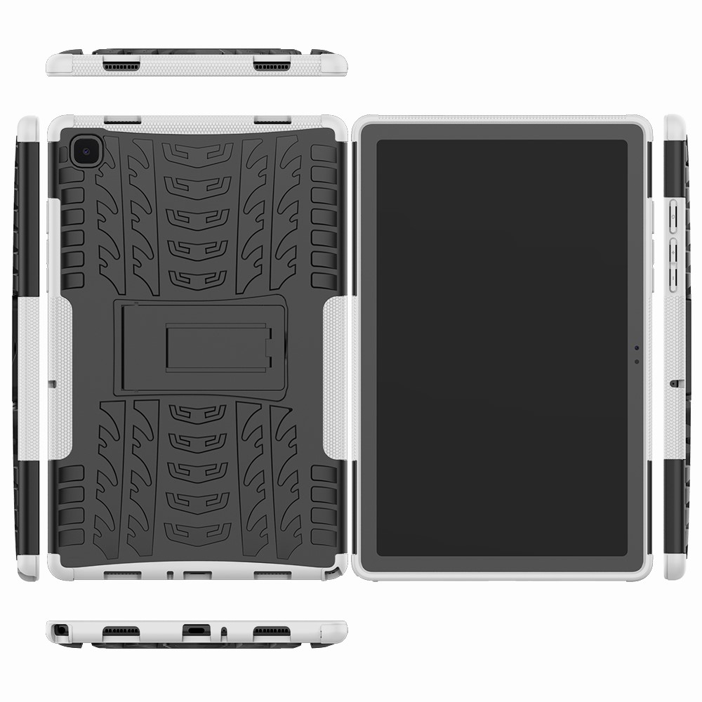  Samsung Galaxy Tab A7 10.4 Skal Rugged Kickstand Armor Vit