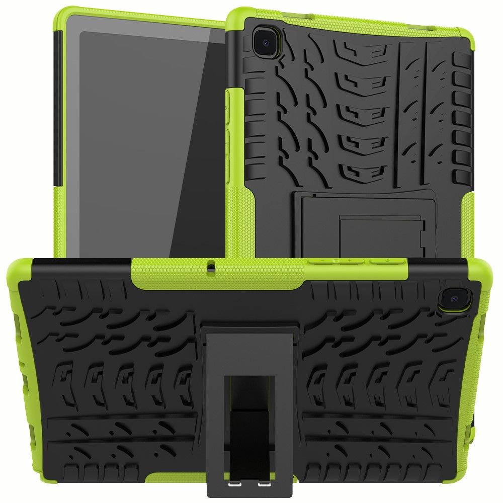  Samsung Galaxy Tab A7 10.4 Skal Rugged Kickstand Armor Grön
