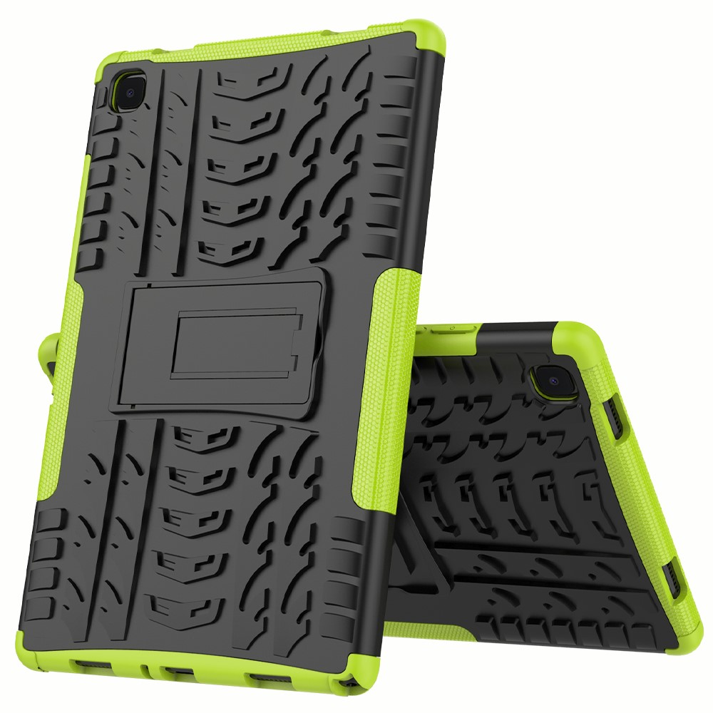  Samsung Galaxy Tab A7 10.4 Skal Rugged Kickstand Armor Grön