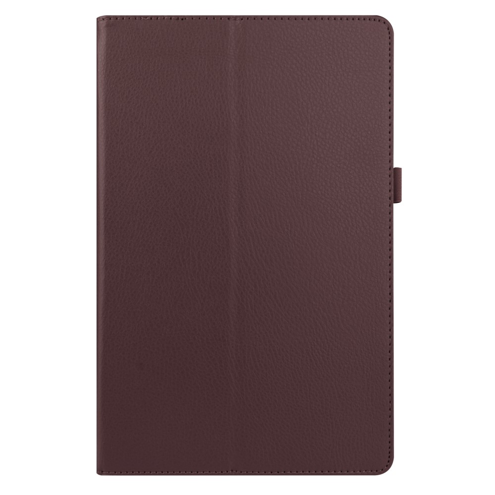  Samsung Galaxy Tab A7 10.4 Fodral Litchi läder Brun