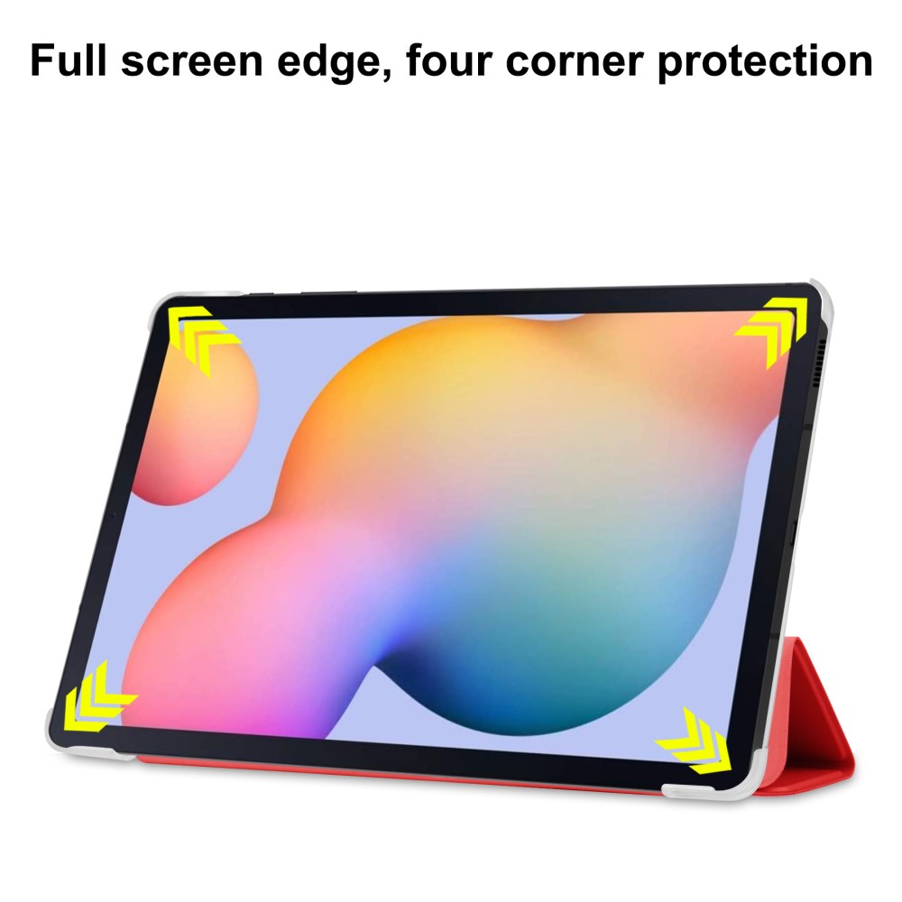  Samsung Galaxy Tab A7 10.4 Fodral Tri-Fold Röd