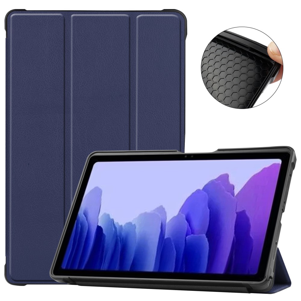  Samsung Galaxy Tab A7 10.4 Fodral Shockproof Tri-Fold Mörk Blå