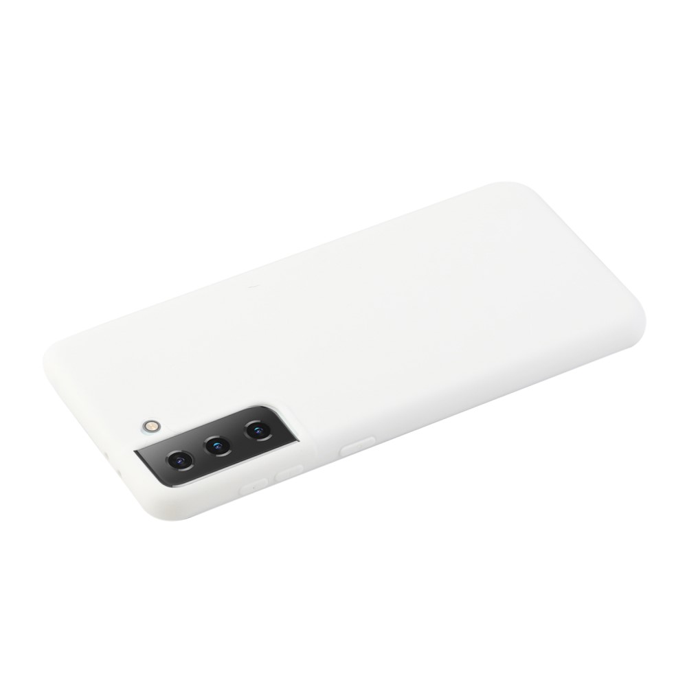  Samsung Galaxy S21 Plus - Matt TPU Skal - Vit