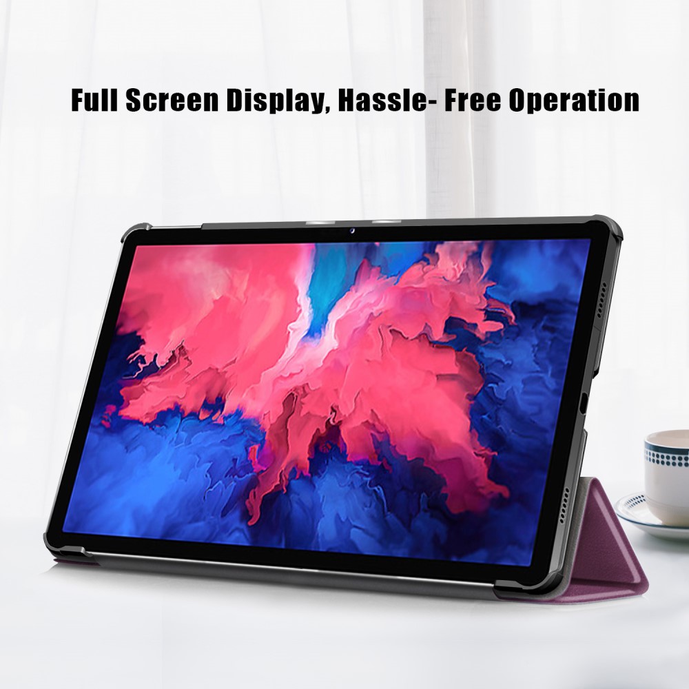  Lenovo Tab P11 / P11 Plus - Tri-Fold Läder Fodral - Lila