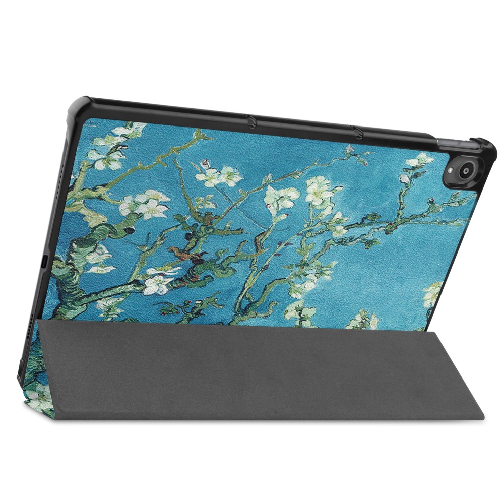  Lenovo Tab P11 / P11 Plus - Tri-Fold Läder Fodral - Peach Blossom
