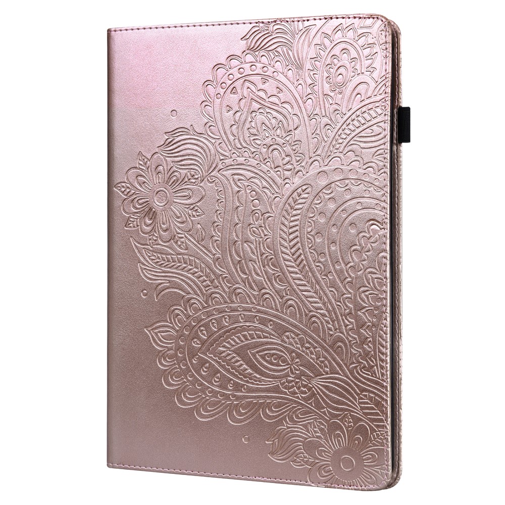  Lenovo Tab M10 HD (2nd Gen) - Mandala Läder Fodral - Roséguld