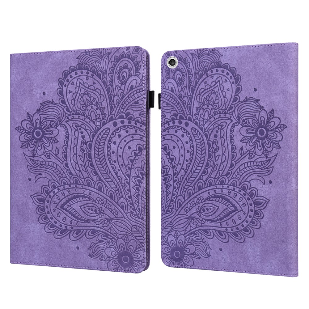  Lenovo Tab M10 HD (2nd Gen) - Mandala Läder Fodral - Lila