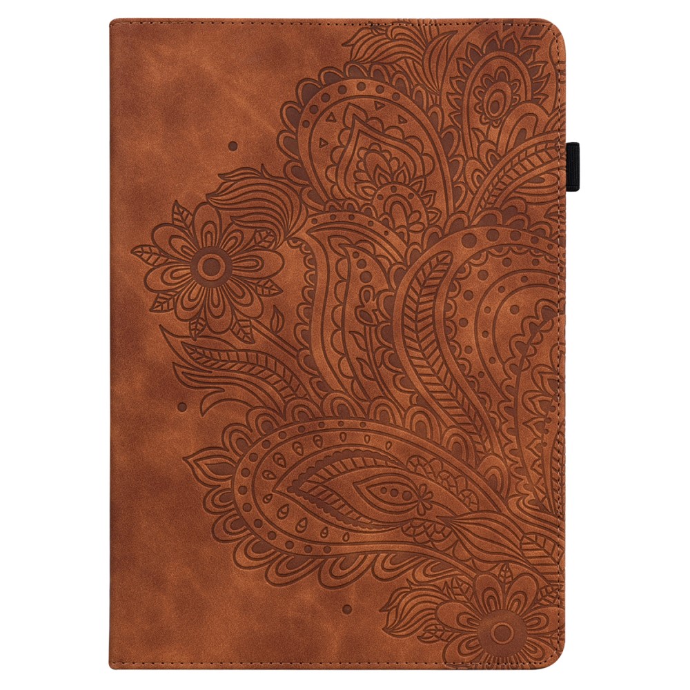  Lenovo Tab M10 HD (2nd Gen) - Mandala Läder Fodral - Brun
