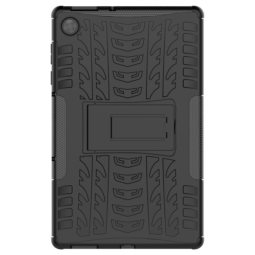  Lenovo Tab M10 HD (2nd Gen) - Rugged Kickstand Armor Skal - Svart