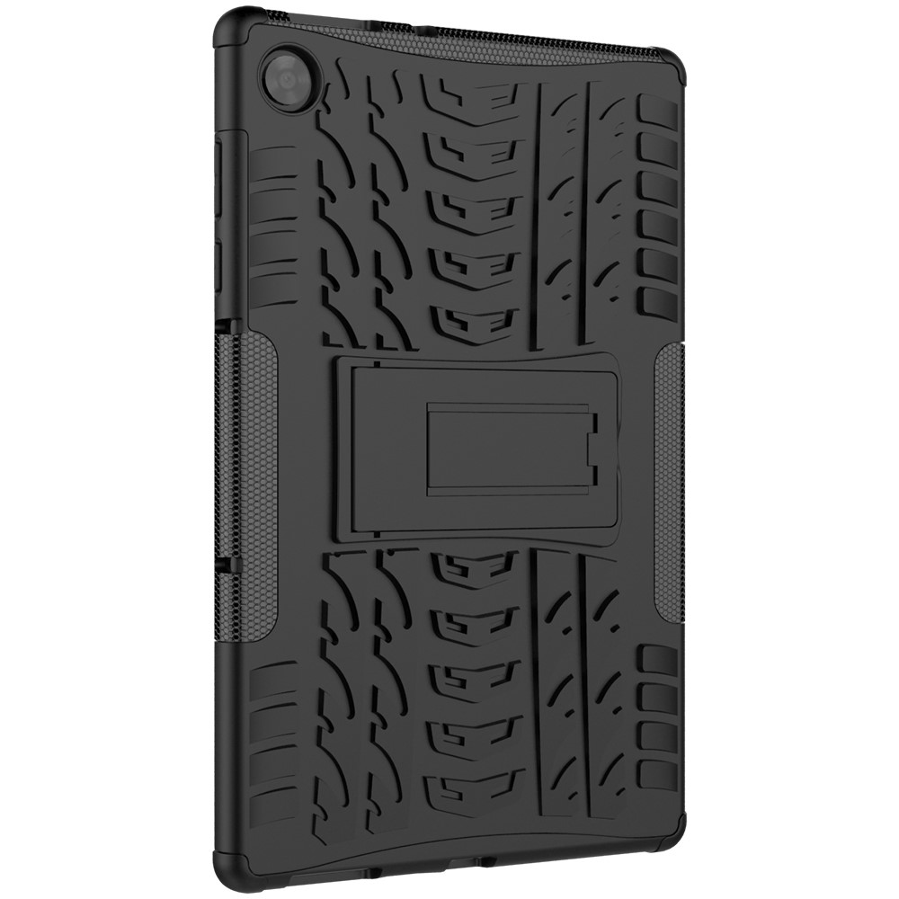  Lenovo Tab M10 HD (2nd Gen) - Rugged Kickstand Armor Skal - Svart