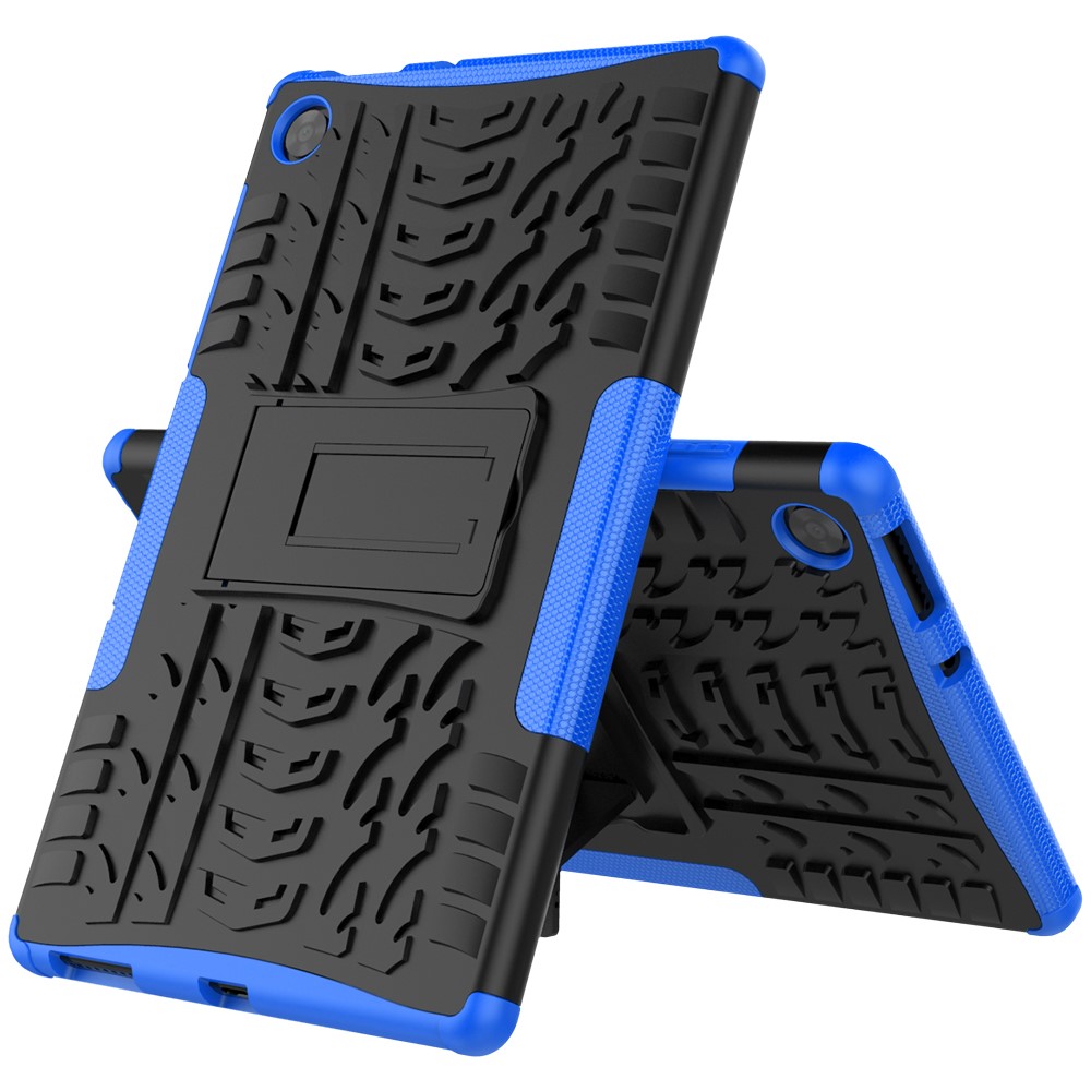  Lenovo Tab M10 HD (2nd Gen) - Rugged Kickstand Armor Skal - Blå