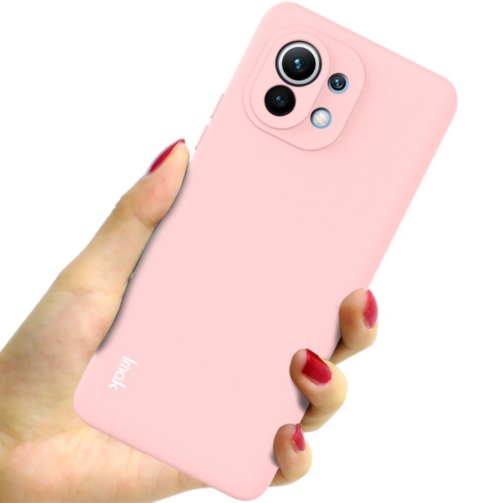 IMAK Xiaomi Mi 11 - IMAK Skin Touch Skal - Ljus Rosa