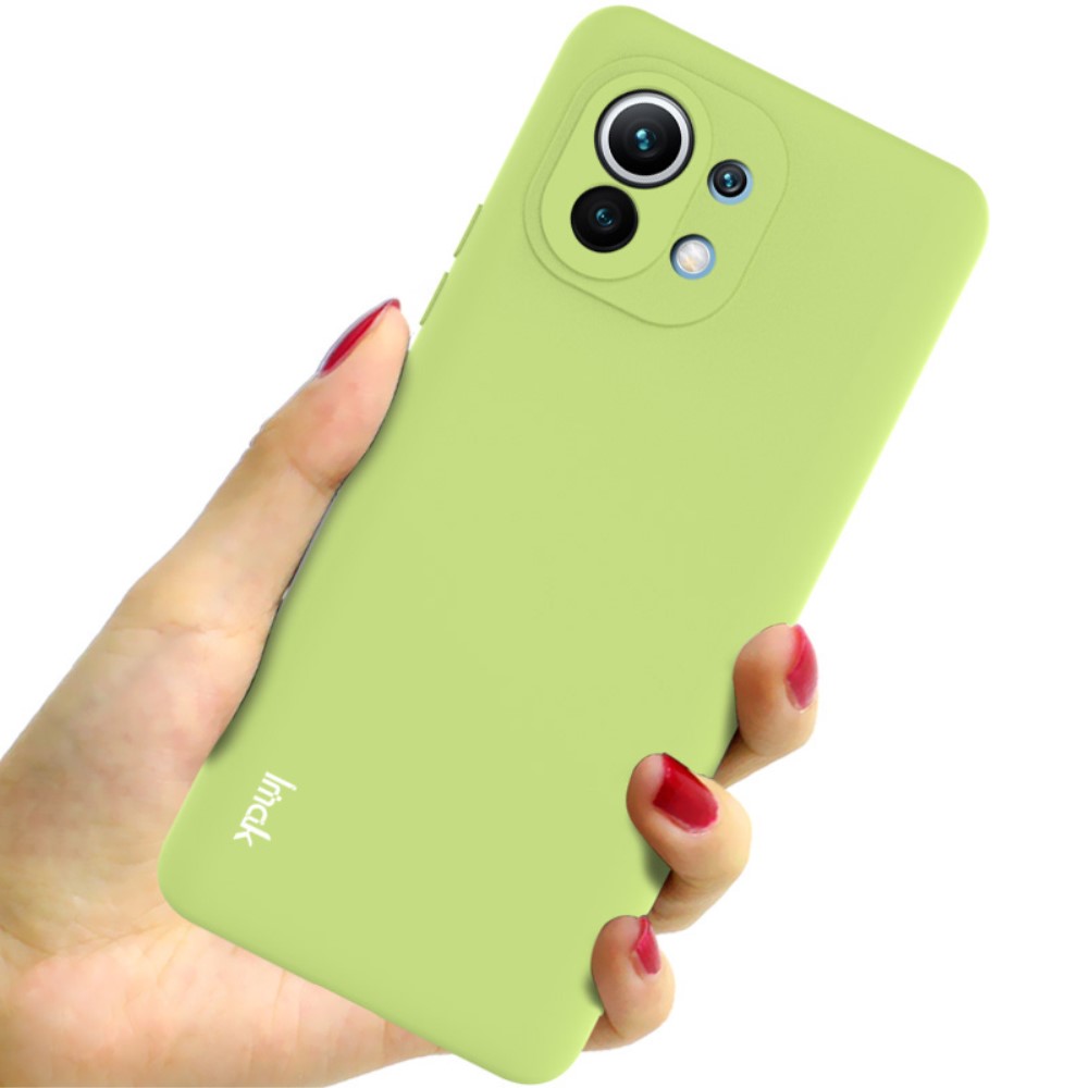 IMAK Xiaomi Mi 11 - IMAK Skin Touch Skal - Grön