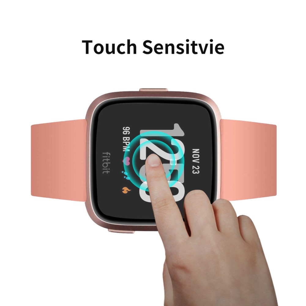 HAT PRINCE HAT PRINCE Heltäckande Skärmskydd Till Fitbit Versa 3/Fitbit Sense