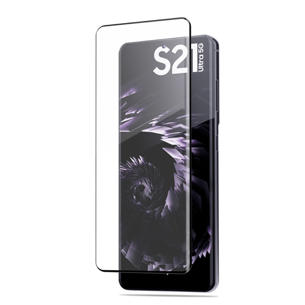 AMORUS Samsung Galaxy S21 Ultra - AMORUS Heltäckande Skärmskydd I Härdat Glas