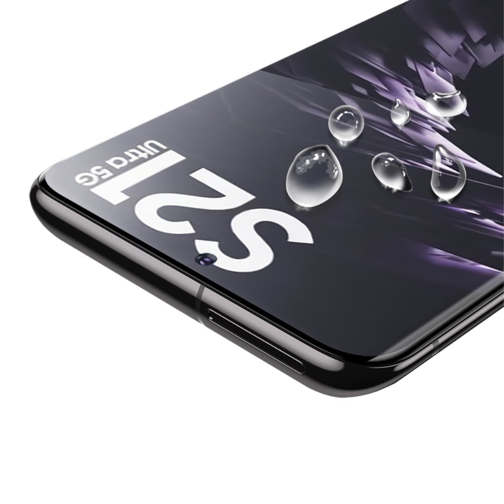 AMORUS Samsung Galaxy S21 Ultra - AMORUS Heltäckande Skärmskydd I Härdat Glas