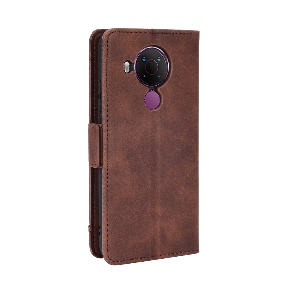  Nokia 5.4 - Fodral Med Avtagbart Kortfodral - Brun
