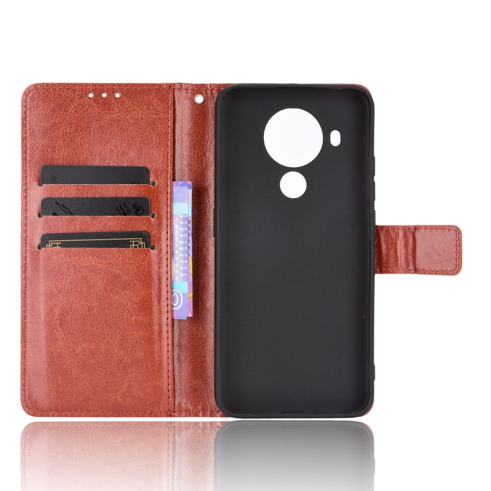  Nokia 5.4 - Crazy Horse Fodral - Brun