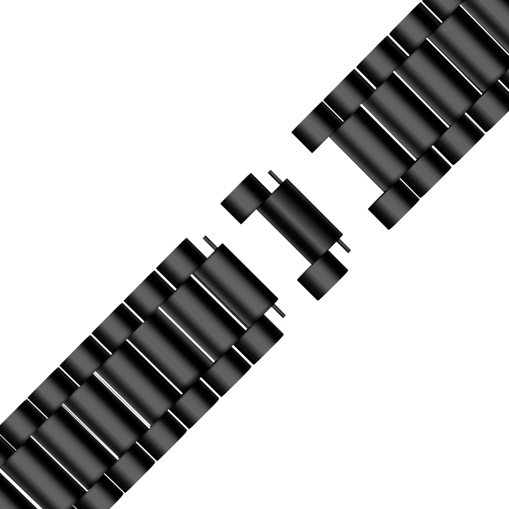  Lyxigt Metallarmband Fitbit Versa 3/Fitbit Sense - Svart