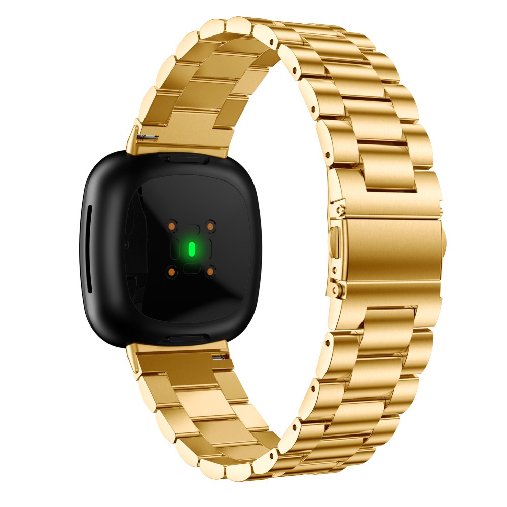  Lyxigt Metallarmband Fitbit Versa 3/Fitbit Sense - Guld
