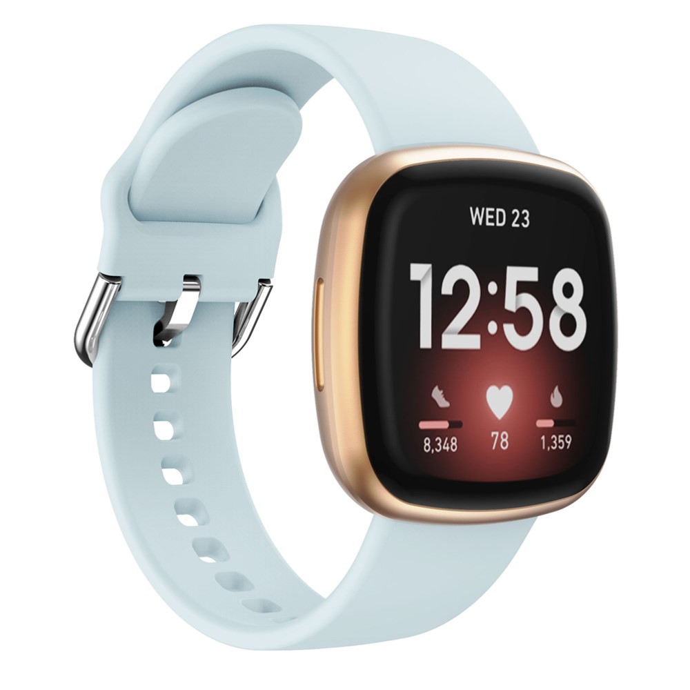  Silikon Armband Versa 3/Fitbit Sense - Ljus Blå