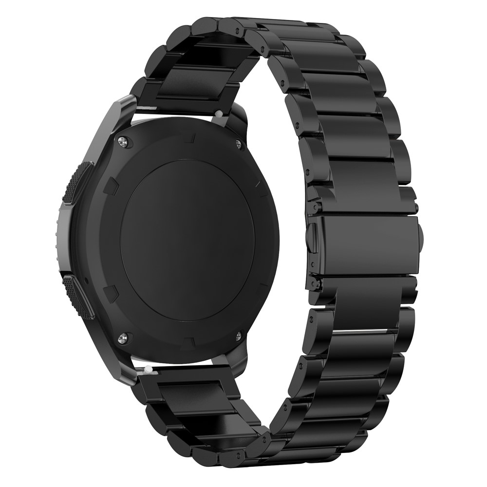  Lyxigt Metallarmband I Rostfritt Stål - Svart (22 mm)