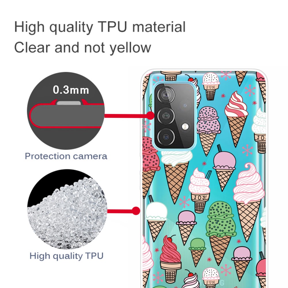  Samsung Galaxy A32 5G - Skal Med Tryck - Glass Sorter