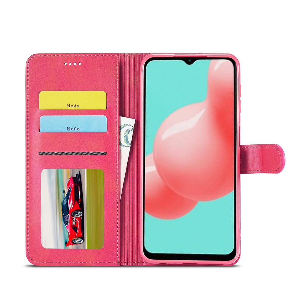 LC.IMEEKE Samsung Galaxy A32 5G - LC.IMEEKE Läder Fodral - Rosa