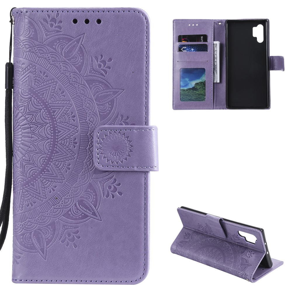  Samsung Galaxy A32 5G - Mandala Läder Fodral - Lila