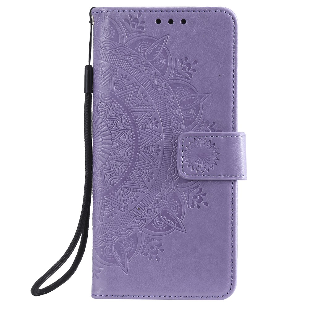  Samsung Galaxy A32 5G - Mandala Läder Fodral - Lila