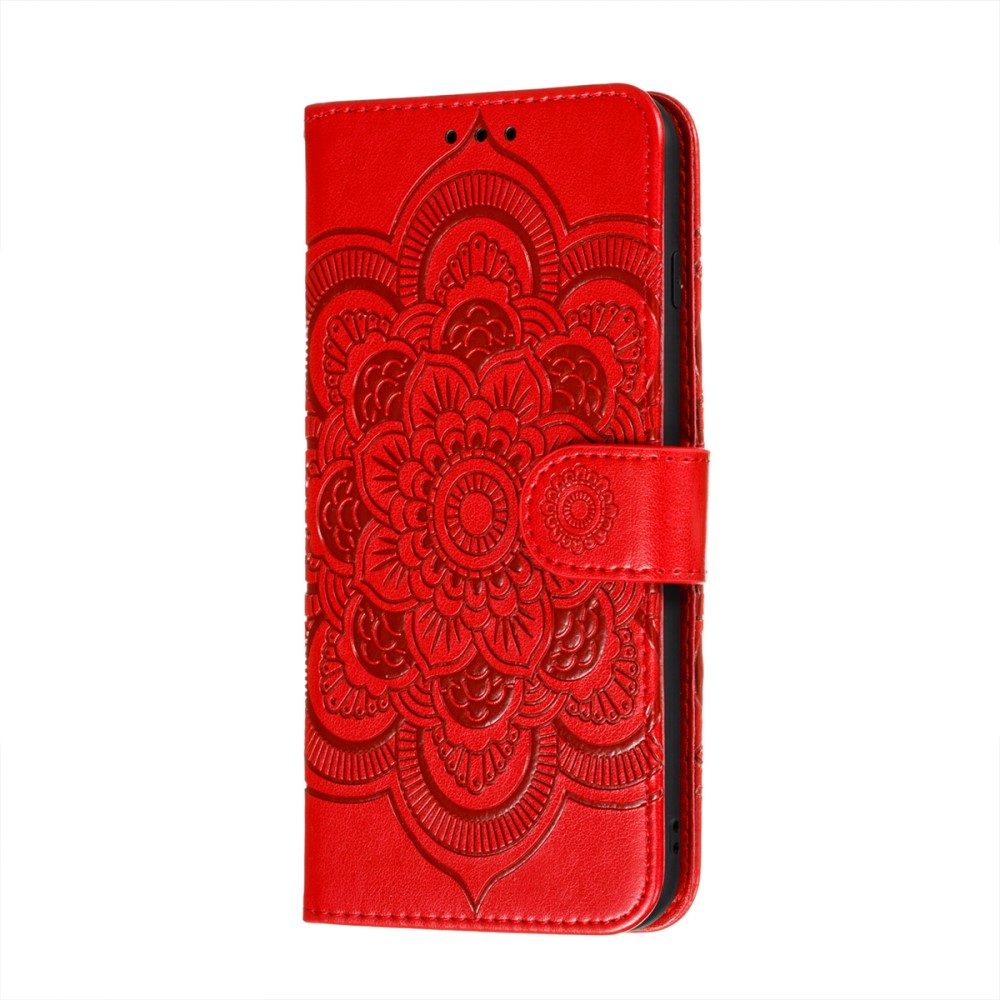  Samsung Galaxy A32 5G - Mandala Flower Fodral - Röd