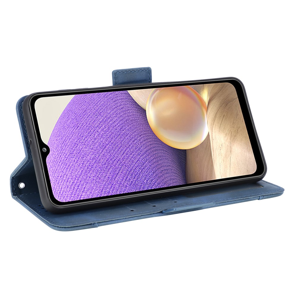  Samsung Galaxy A32 5G - Fodral Med Avtagbart Kortfodral - Blå