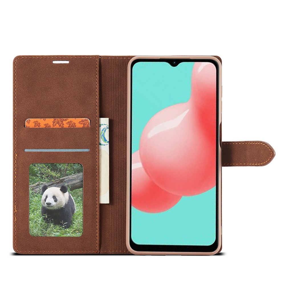 FORWENW Samsung Galaxy A32 5G - FORWENW Läder Fodral - Brun