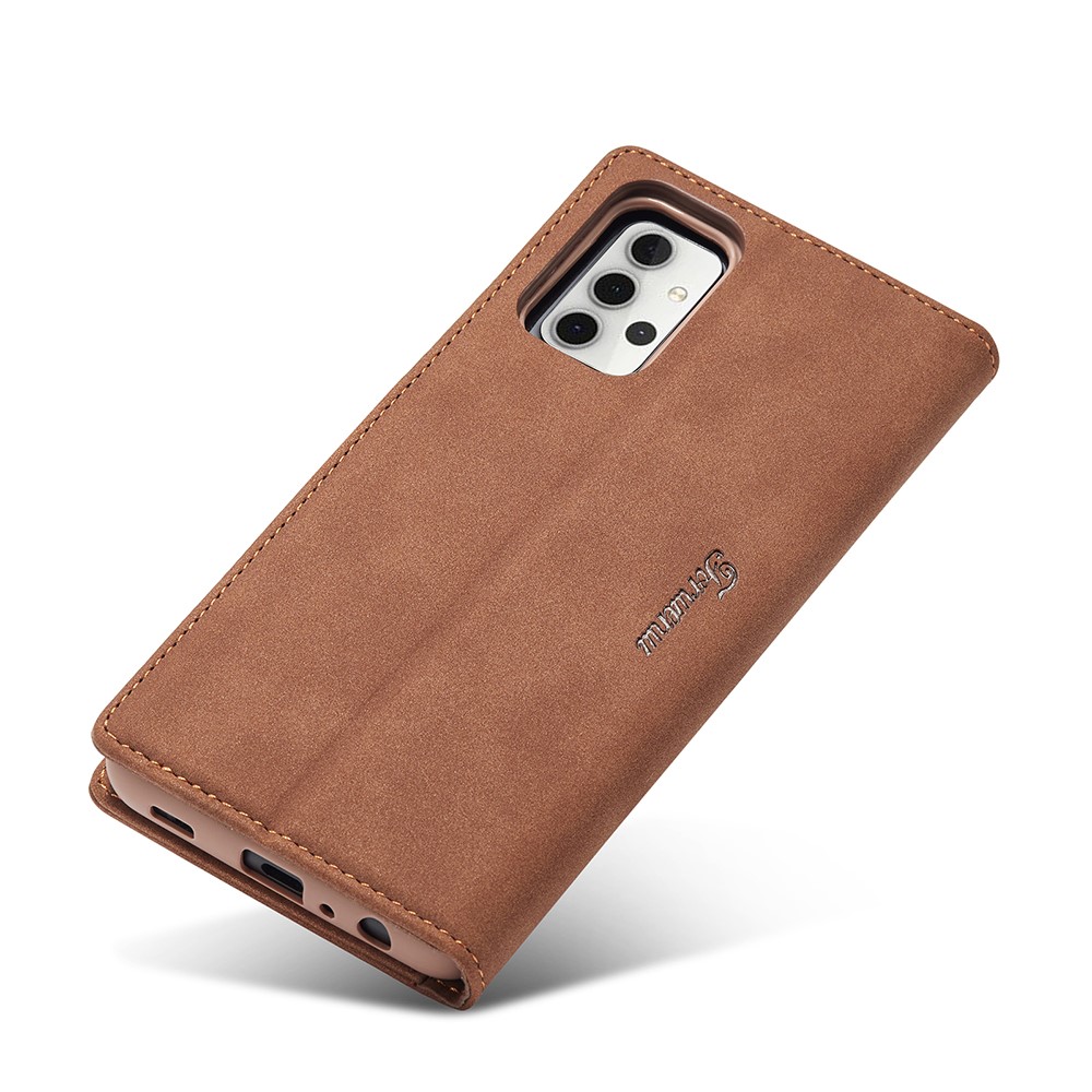 FORWENW Samsung Galaxy A32 5G - FORWENW Läder Fodral - Brun