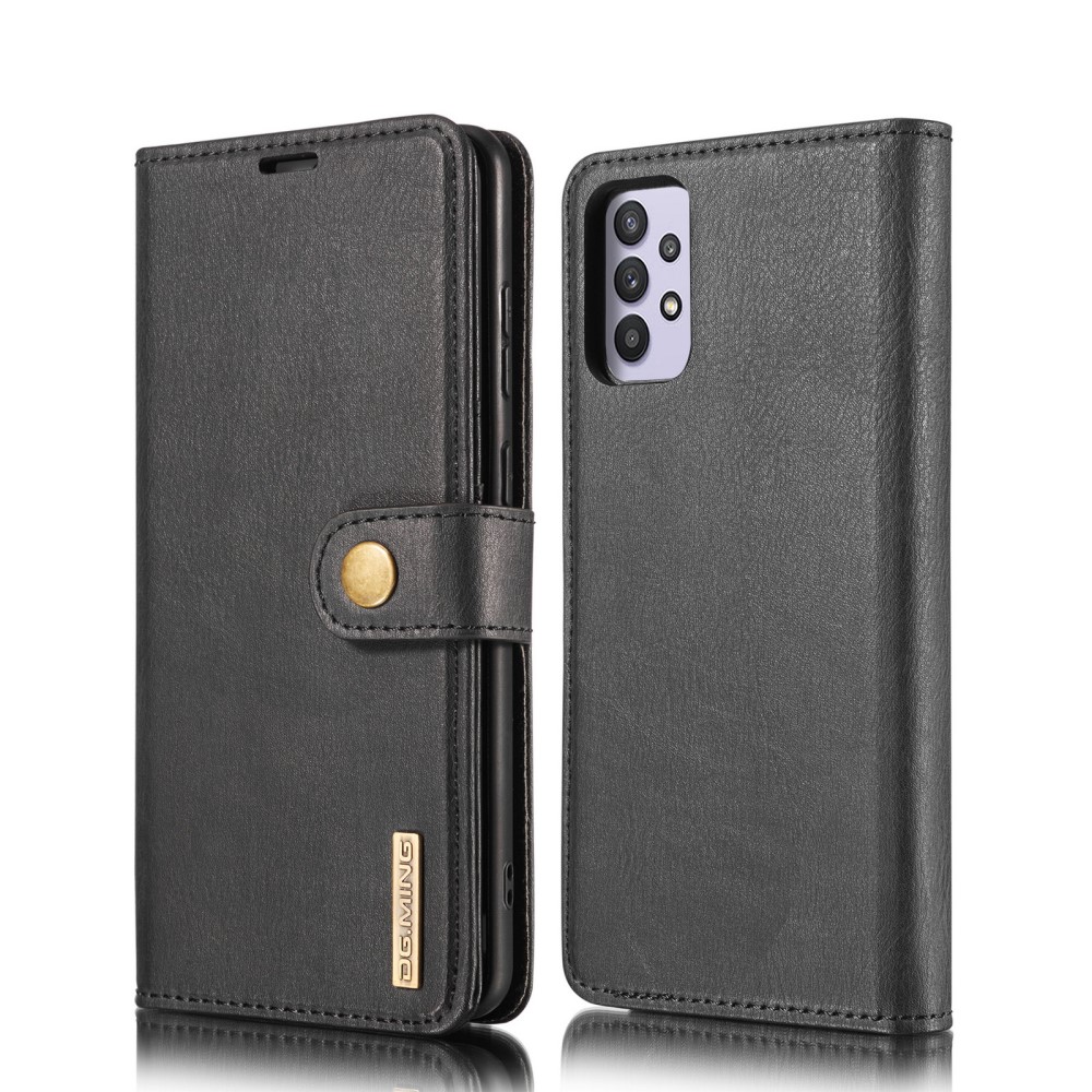 DG.MING Samsung Galaxy A32 5G - DG.MING 2in1 Magnet Fodral - Svart