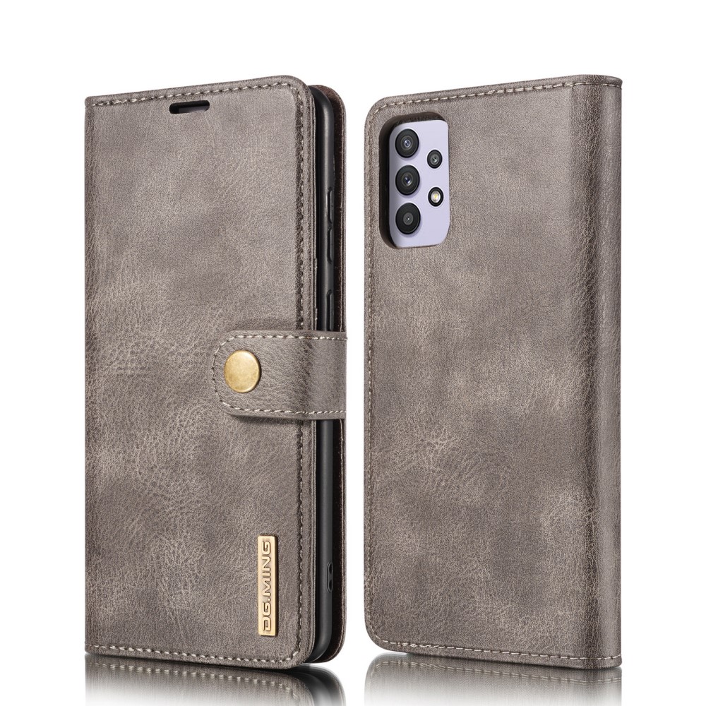 DG.MING Samsung Galaxy A32 5G - DG.MING 2in1 Magnet Fodral - Grå