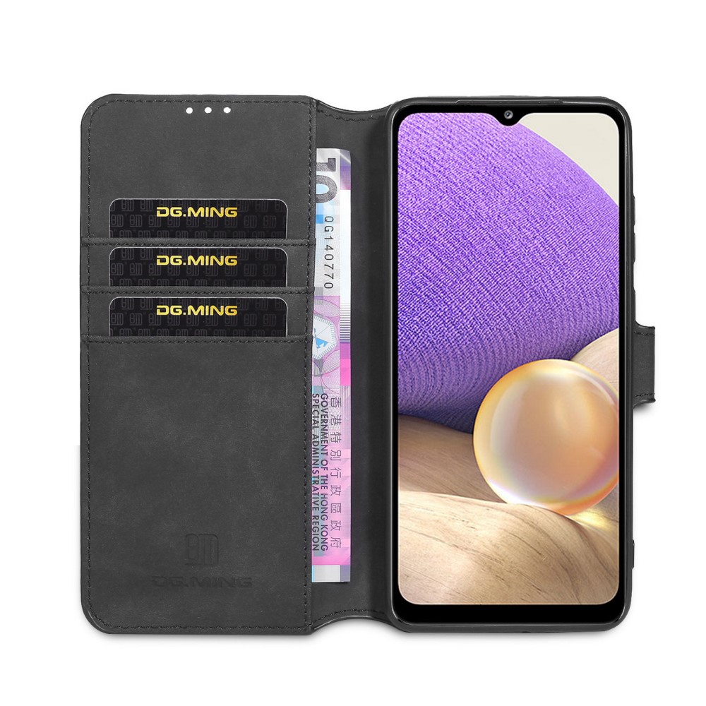 DG.MING Samsung Galaxy A32 5G - DG.MING Retro Fodral - Svart