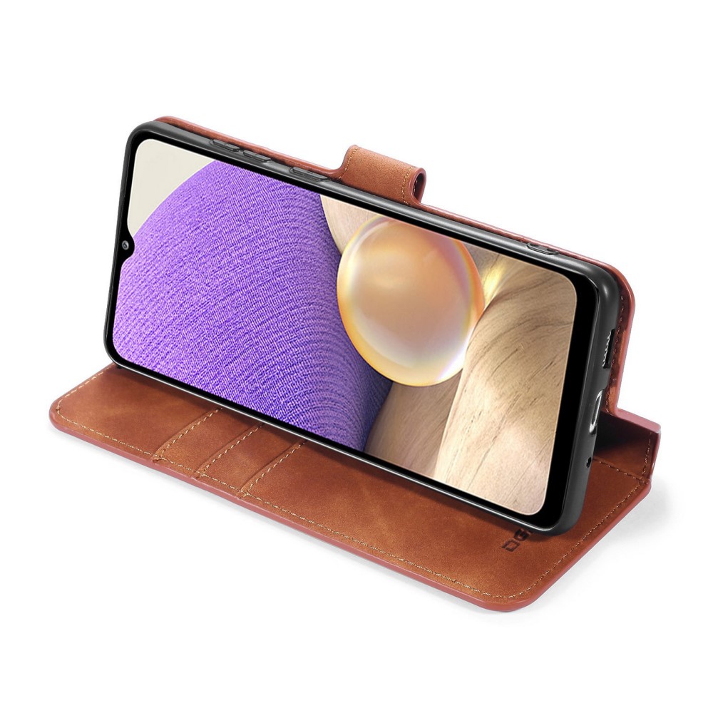DG.MING Samsung Galaxy A32 5G - DG.MING Retro Fodral - Brun