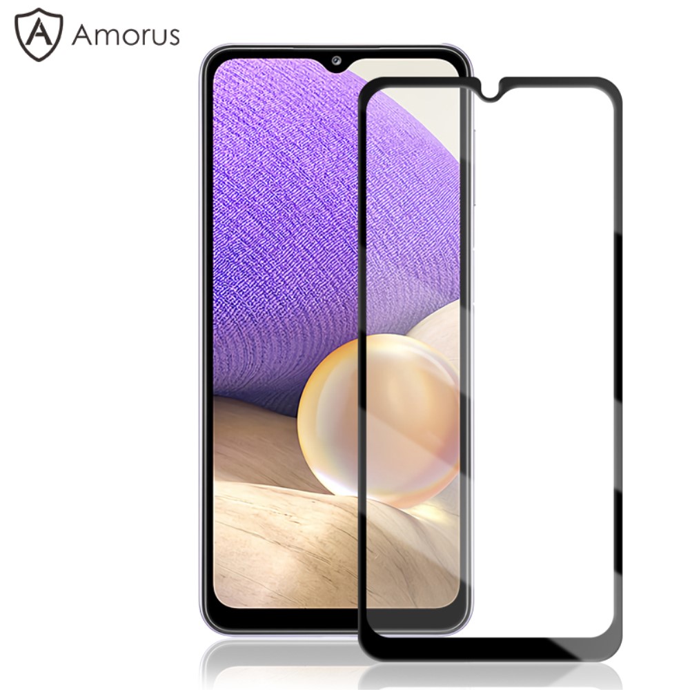 AMORUS Samsung Galaxy A32 5G - AMORUS Heltäckande Skärmskydd I Härdat Glas