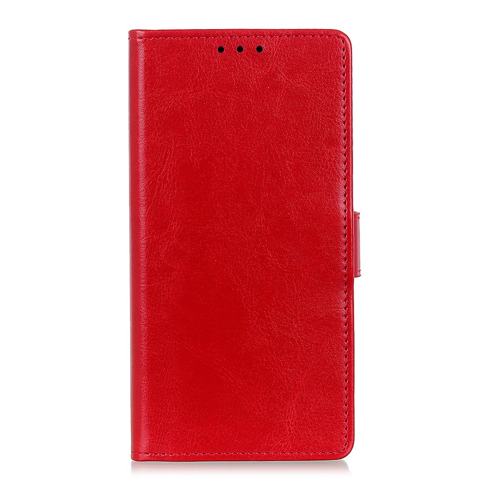  Samsung Galaxy A52 / A52s - Crazy Horse Läder Fodral - Röd