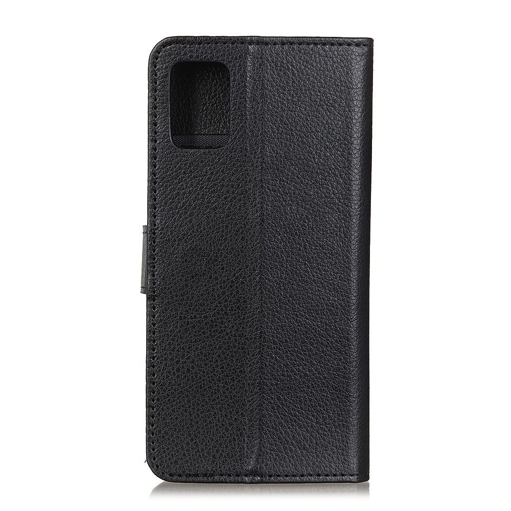  Samsung Galaxy A52 / A52s - Litchi Läder Fodral - Svart