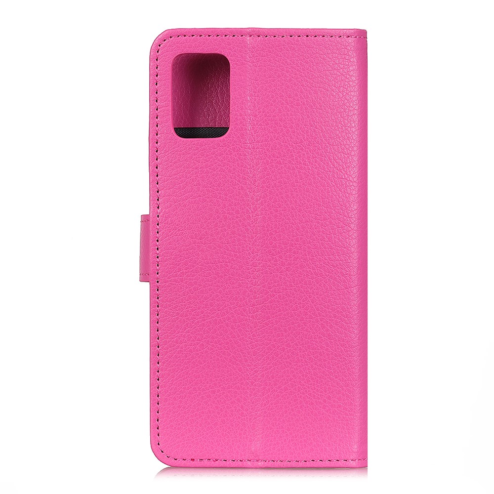  Samsung Galaxy A52 / A52s - Litchi Läder Fodral - Rosa
