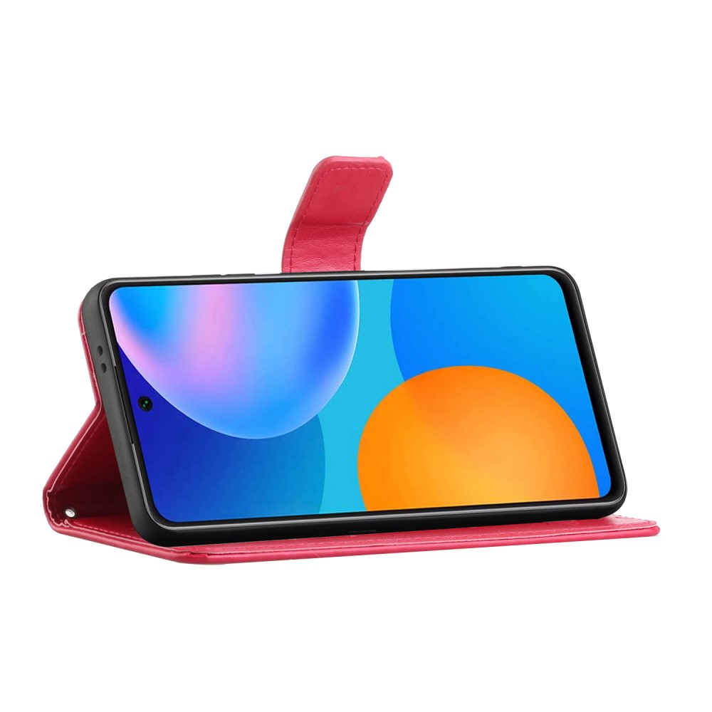  Samsung Galaxy A52 / A52s - Fodral Med Tryck - Röd
