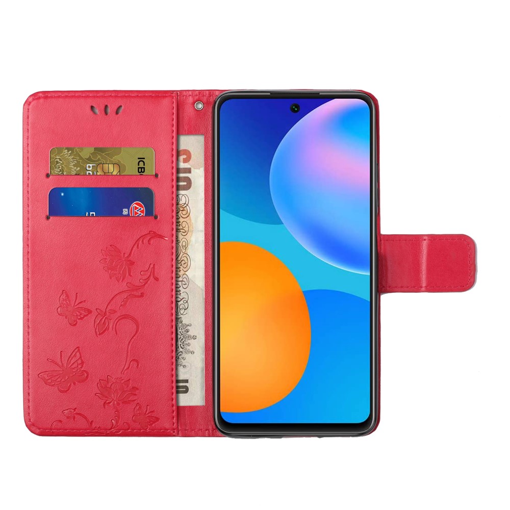  Samsung Galaxy A52 / A52s - Fodral Med Tryck - Röd
