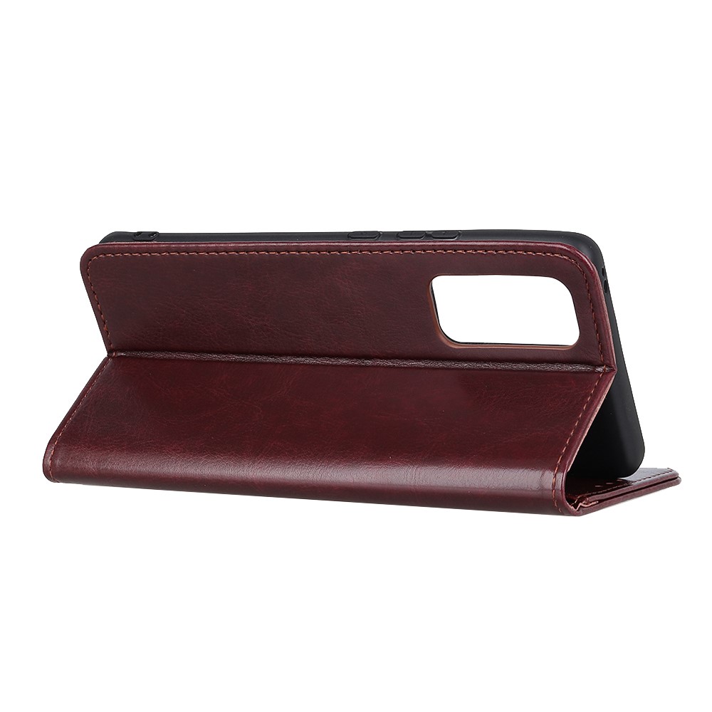  Samsung Galaxy A52 / A52s - Crazy Horse Plånboksfodral - Brun