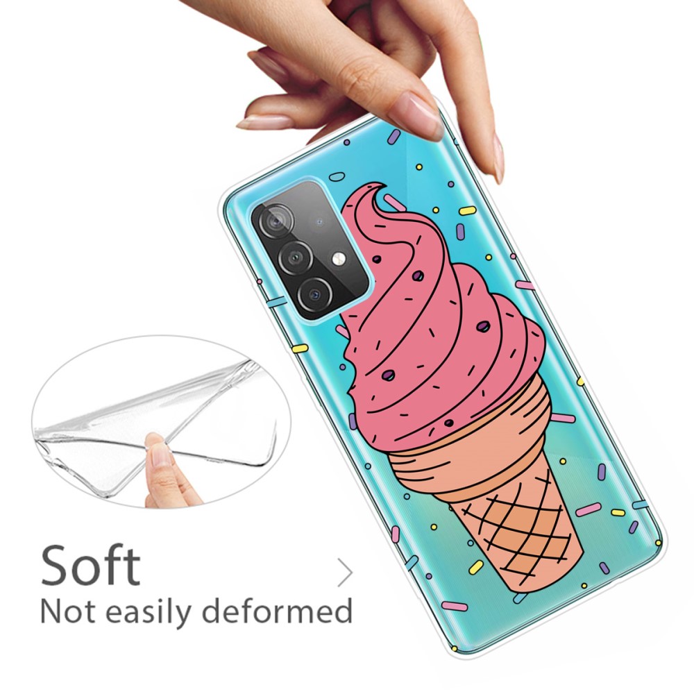  Samsung Galaxy A52 / A52s - Skal Med Tryck - Glass