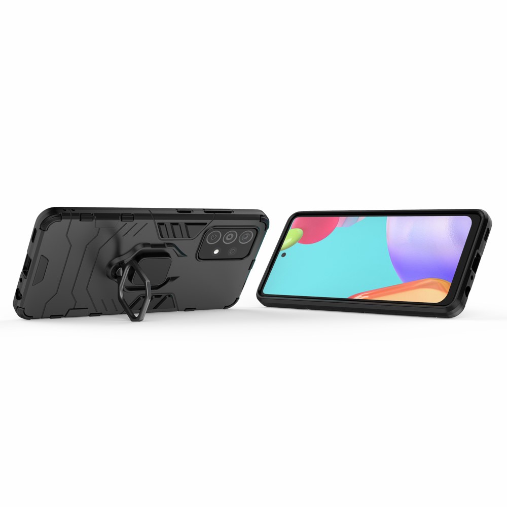  Samsung Galaxy A52 / A52s - Hybrid Ring Skal - Svart